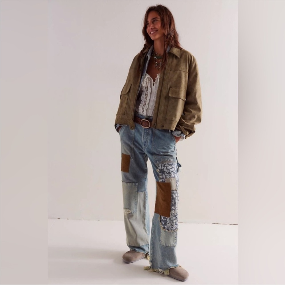 We The Free Popular Demand Patched Jeans - Picture 3 of 8